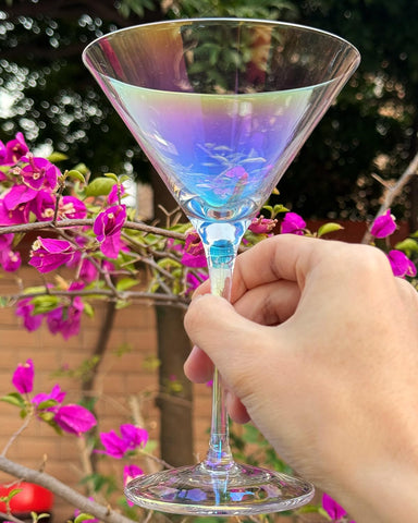 Gnimihz martini glasses ideal for Cosmopolitan and similar cocktails