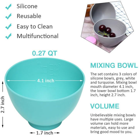 Goalfly bowls stackable design saves space for easy kitchen storage