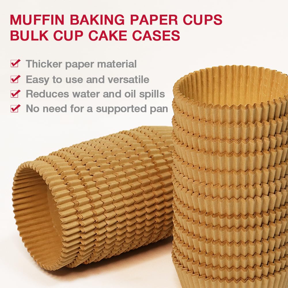 Goalfly disposable baking cups simplify cleanup after big gatherings.