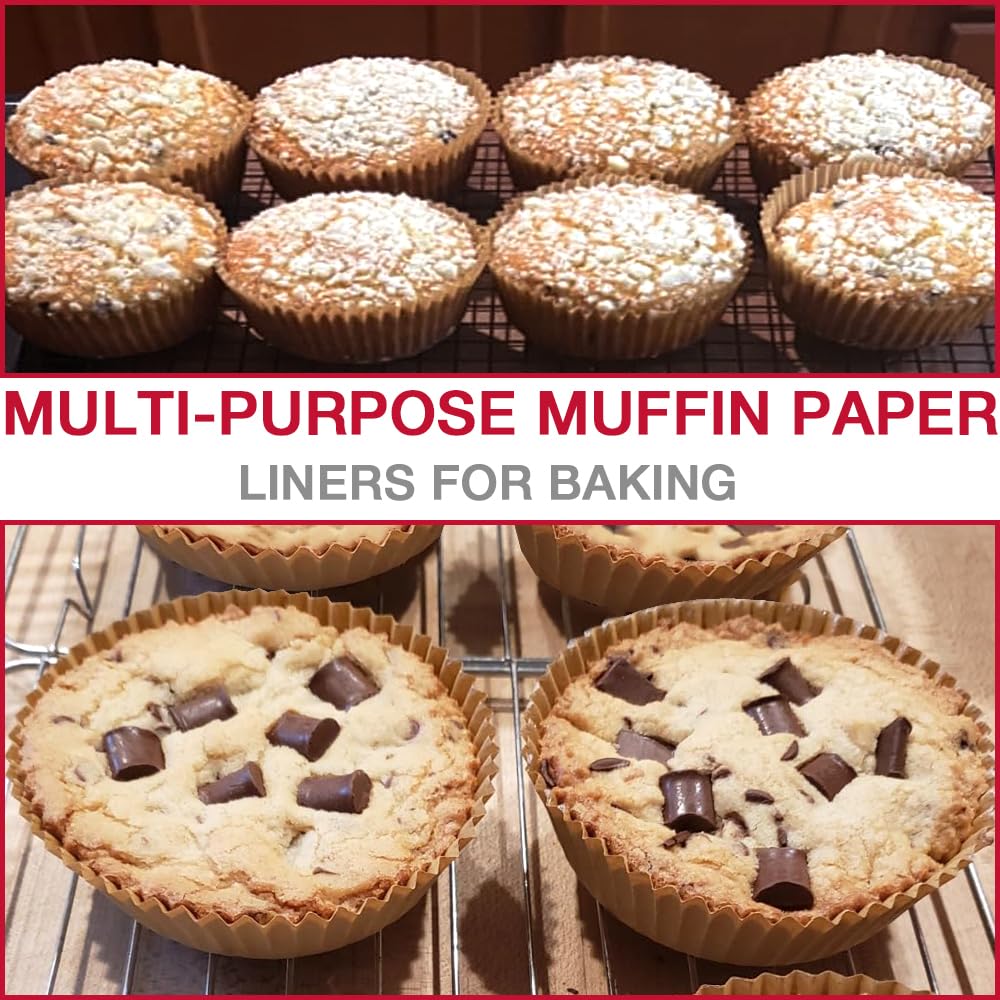 Goalfly large-size liners fit muffin pans for pies and brownies.