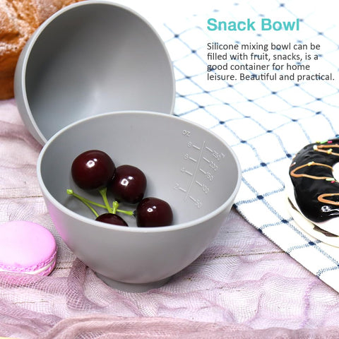 Goalfly nonstick silicone bowls easy to wash and reuse