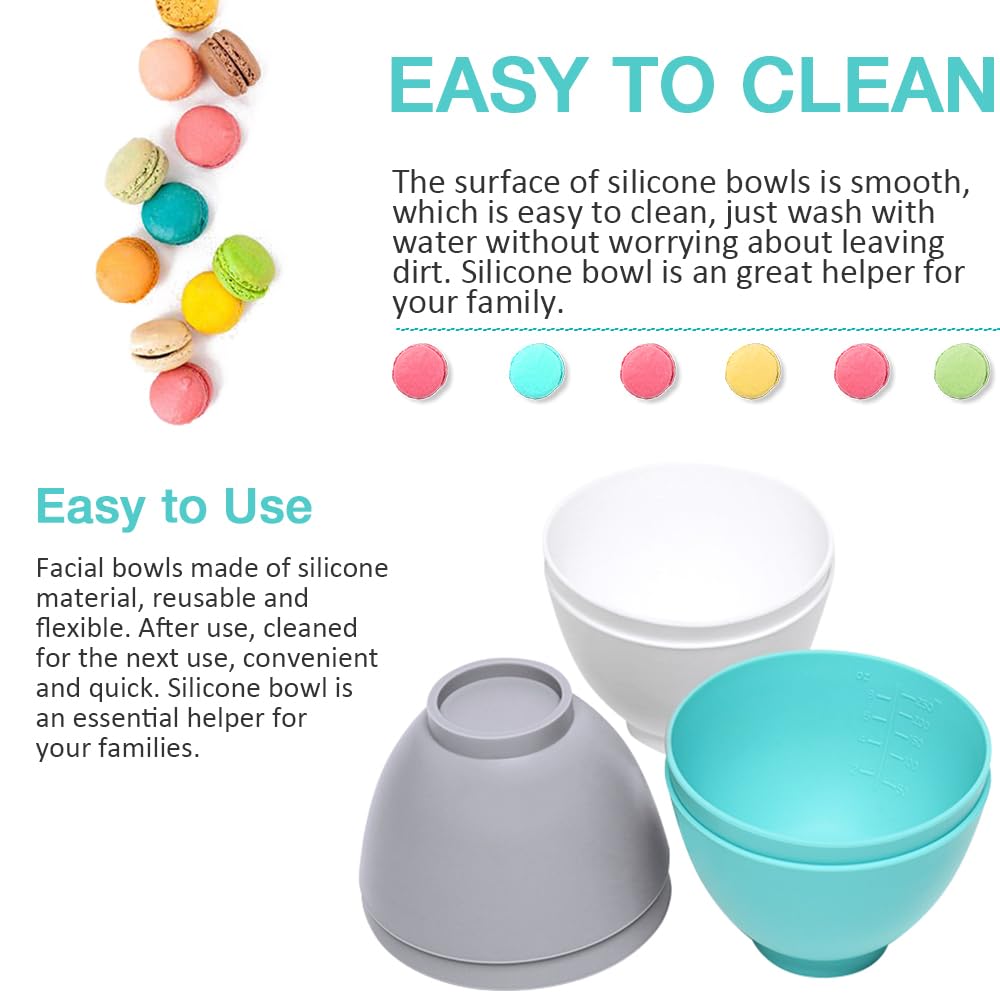Goalfly silicone bowls heat resistant up to 392 Fahrenheit for safe melting