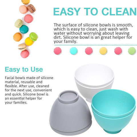Goalfly silicone bowls heat resistant up to 392 Fahrenheit for safe melting