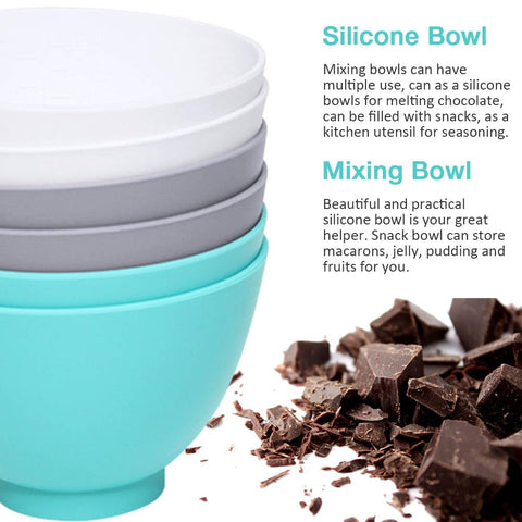 Goalfly mixing bowls with smooth surface for quick cleaning after use