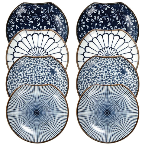 Goaste 8-pack ceramic spoon rest with 4.7-inch diameter keeps counters clean during cooking