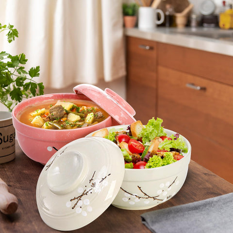 Goaste bowl stacked for neat storage in compact kitchens.