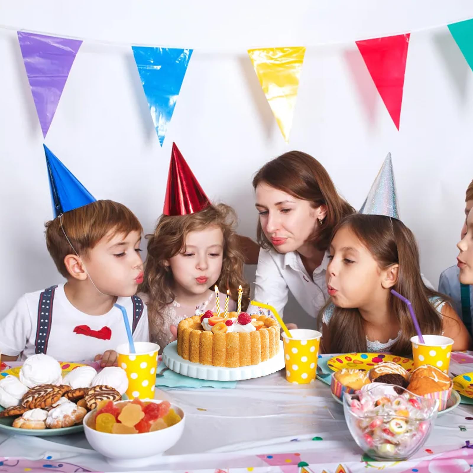 Goaste Charlotte pan supports cheesecake, chocolate cake, strawberry shortcake, and brownies.