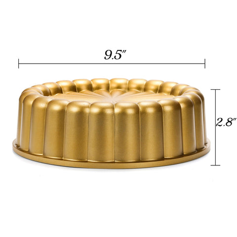 Goaste Charlotte pan with nonstick coating for easy cake release.