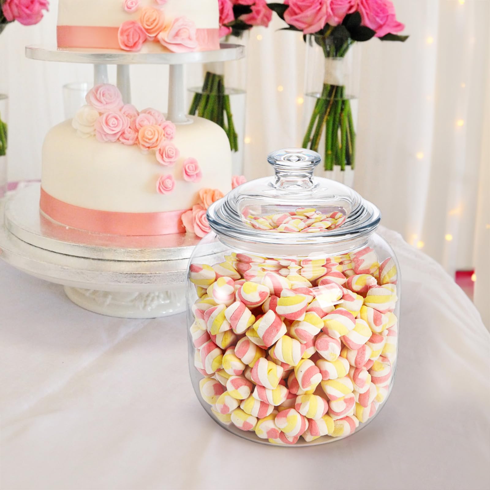 Goaste dog treat jar idea helps organize pet snacks.