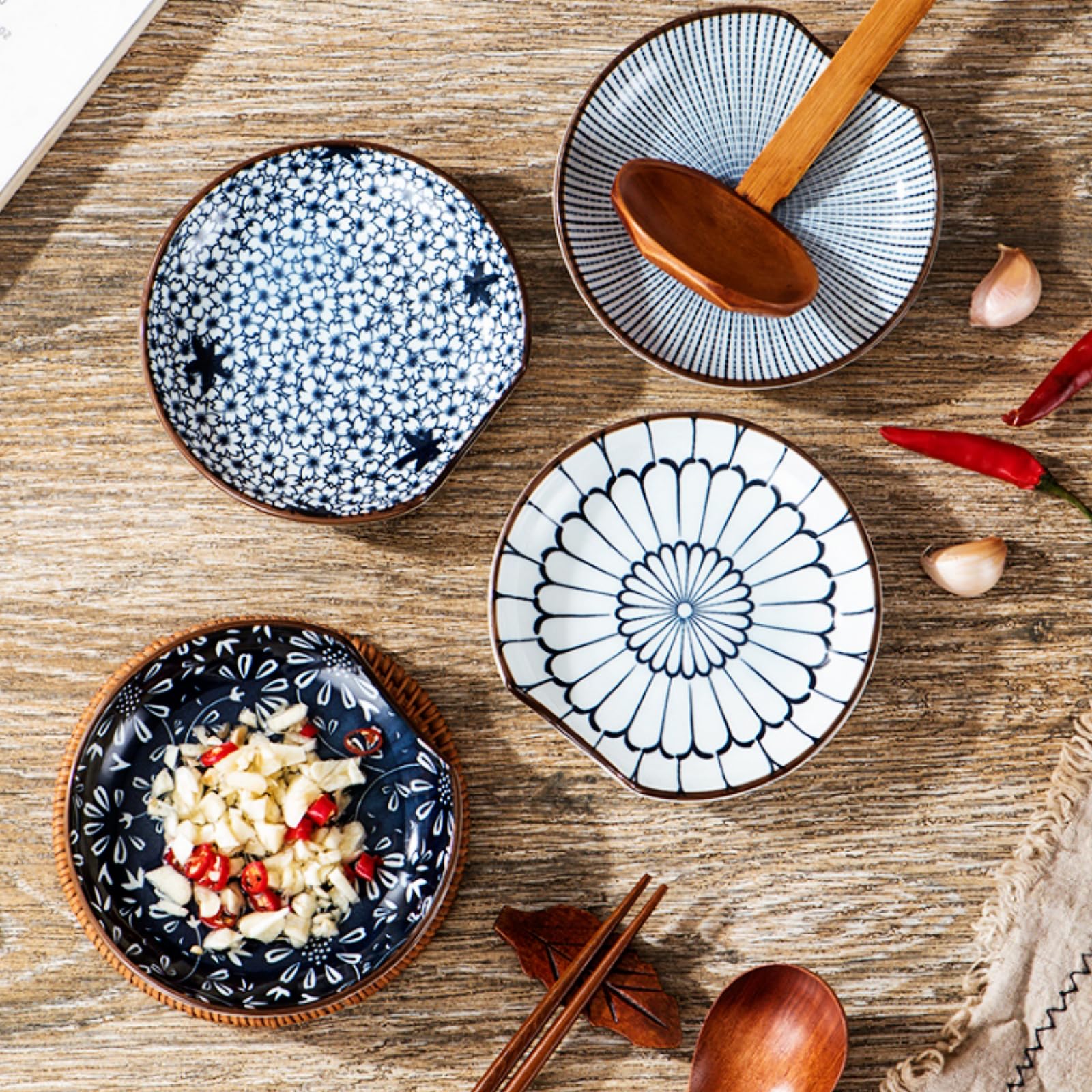 Goaste spoon rest doubles as mini dip pan