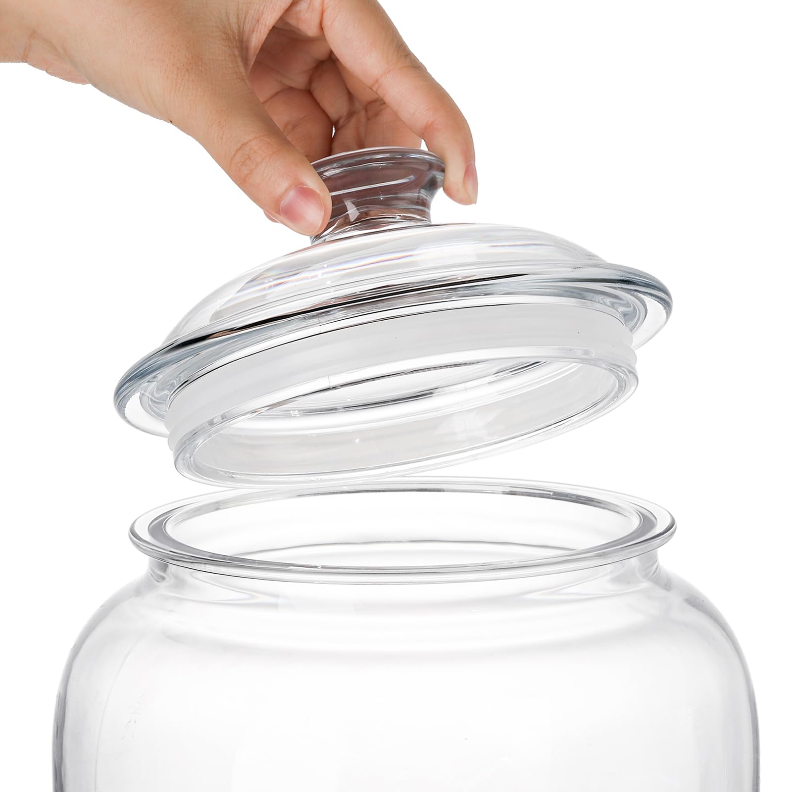 Goaste airtight lid with rubber gasket ensures freshness.