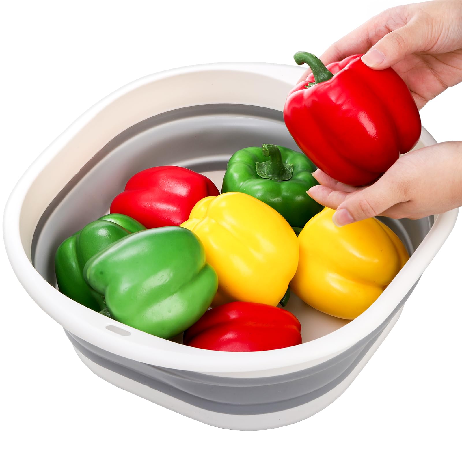 Goaste wash basin with hanging hole for wall storage