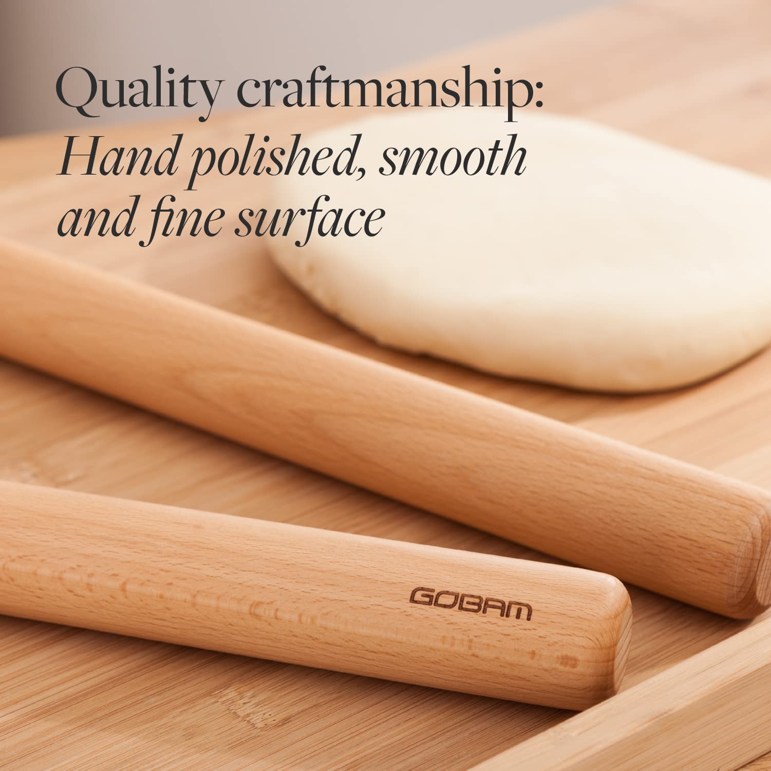 GOBAM dough roller is easy to clean and maintain after use.