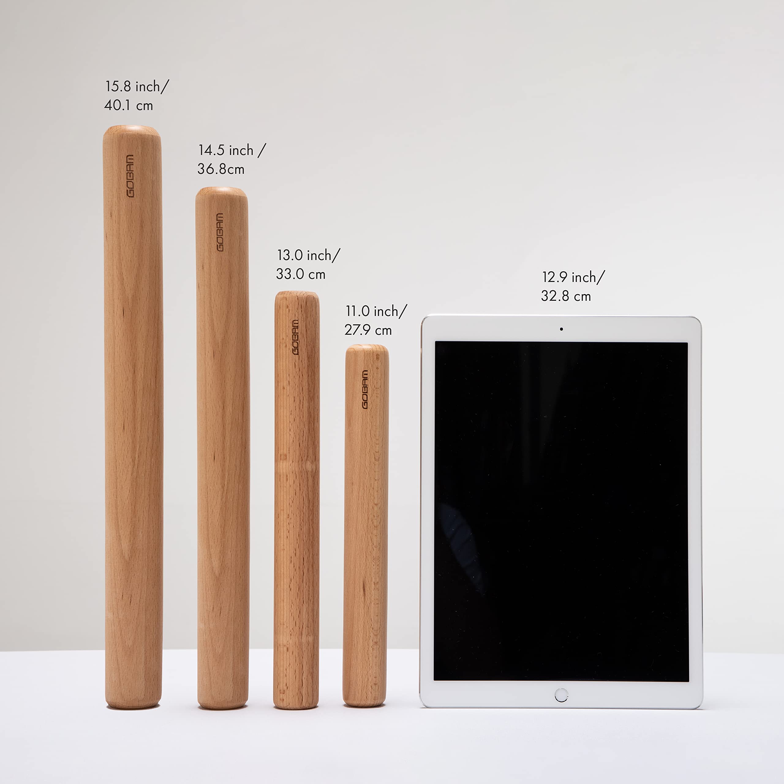 GOBAM wooden surface resists odor and fat absorption for repeated cooking sessions.