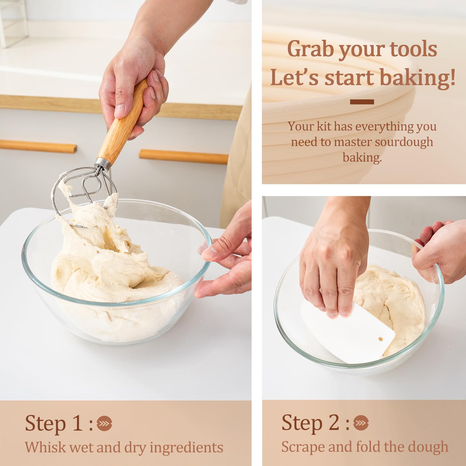 GobiSea dough cutter for precise scoring and loaf shaping