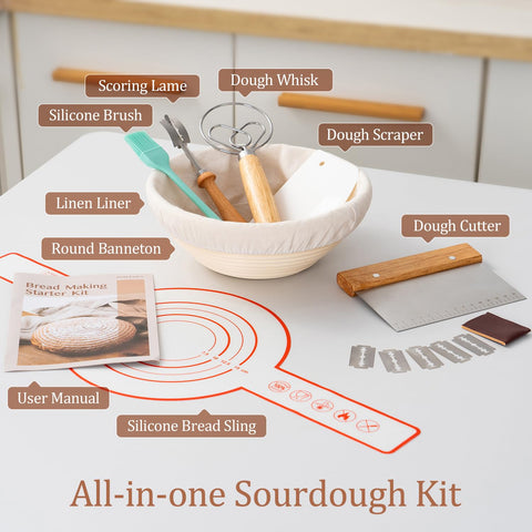 GobiSea dough scraper to cleanly divide and shape dough