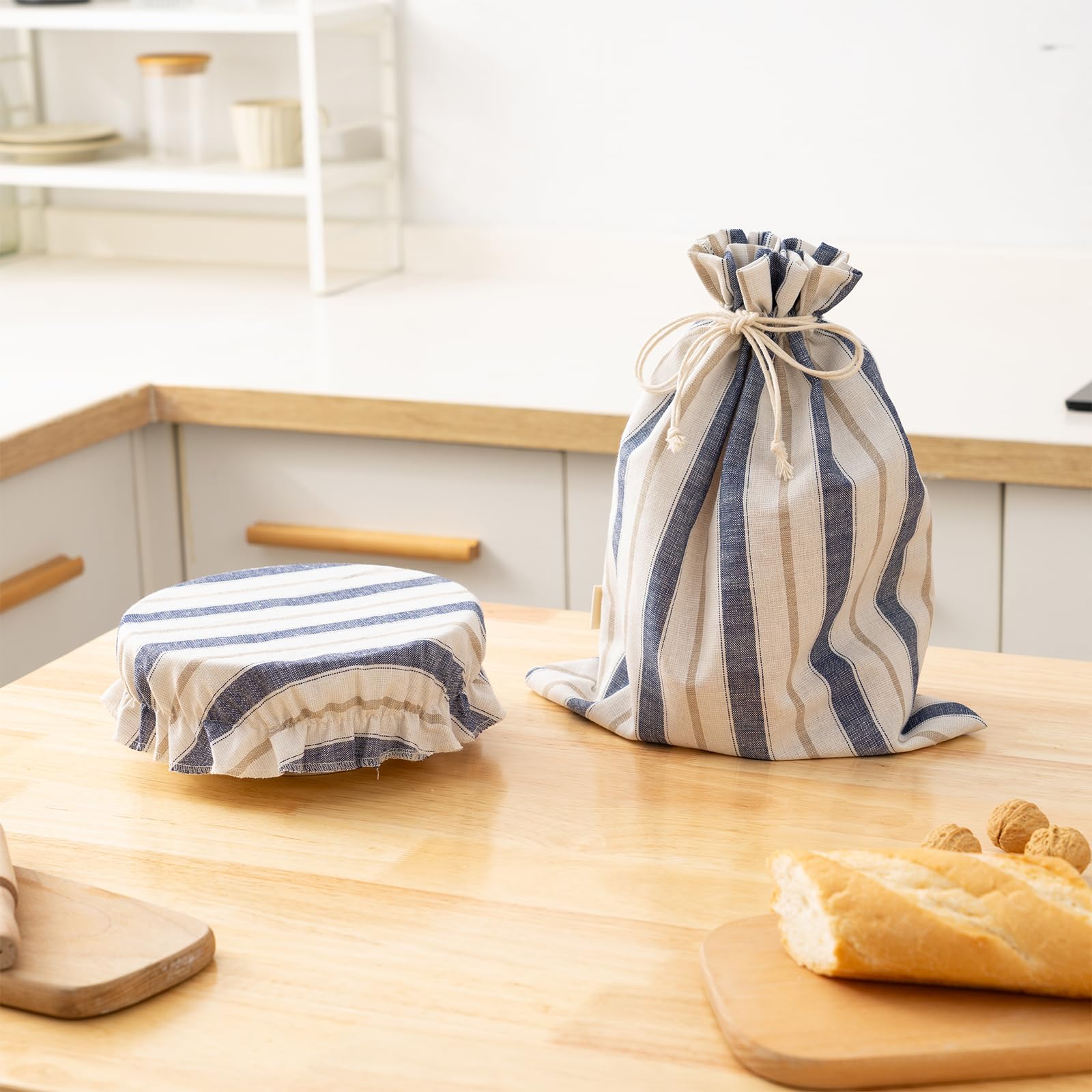 GobiSea stylish linen bag enhances modern kitchen décor