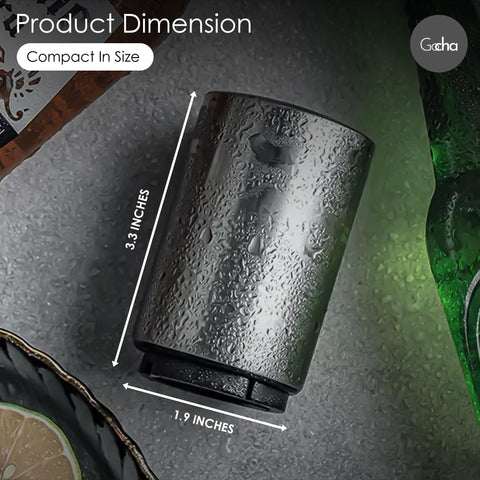Stainless steel craftsmanship offers durability for daily bottle opening tasks.