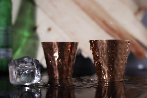 GoCraft 2 oz copper shot glass ideal for tequila and cocktails