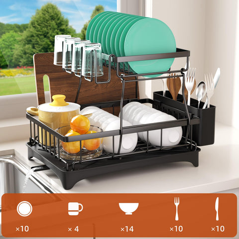 Godboat auto-drain outlet pipe drains water directly from dishes.