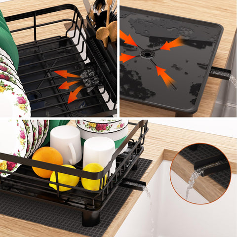 Godboat separate drainage port for efficient utensil drying