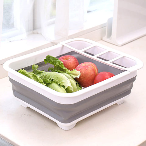 Goderewild space-saving rack supports an organized kitchen counter top.