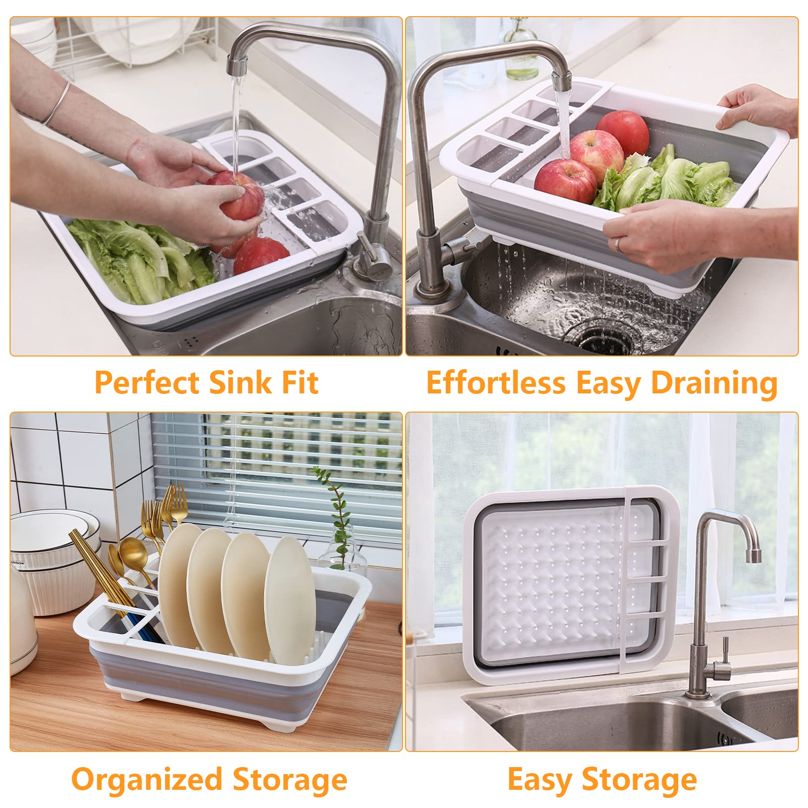 Goderewild water tray catches drips, keeping the countertop dry.