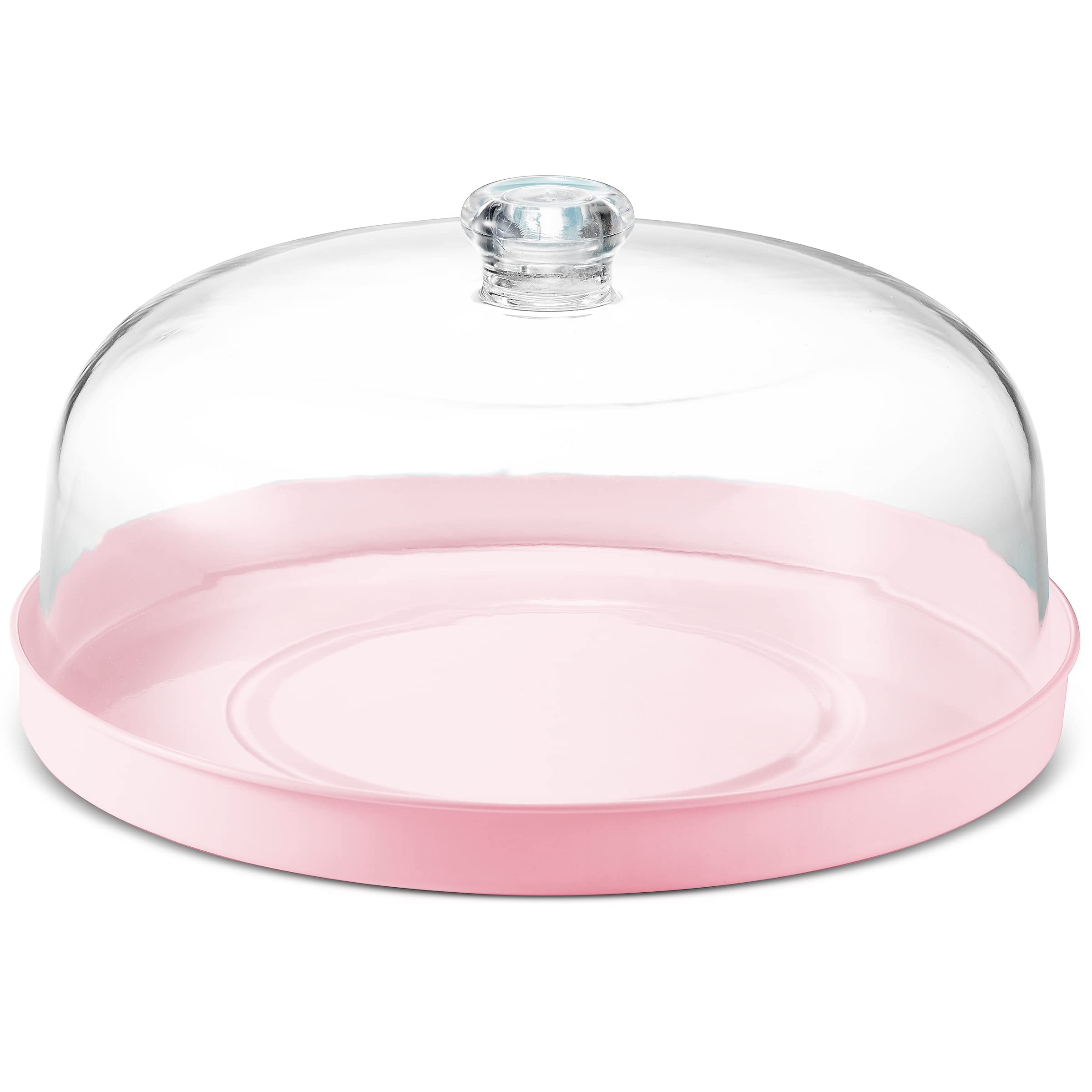 Godinger ball-top lid features easy grip for safe serving.