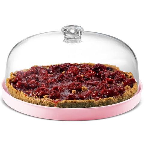 Godinger cake stand with dome for elegant dessert presentation.