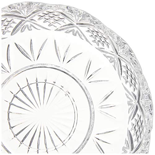 Godinger Dublin crystal showcases diamond and wedge cuts for table sparkle.