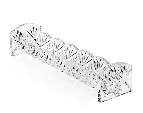 Godinger Dublin crystal snack dish for festive gatherings and stylish buffets.
