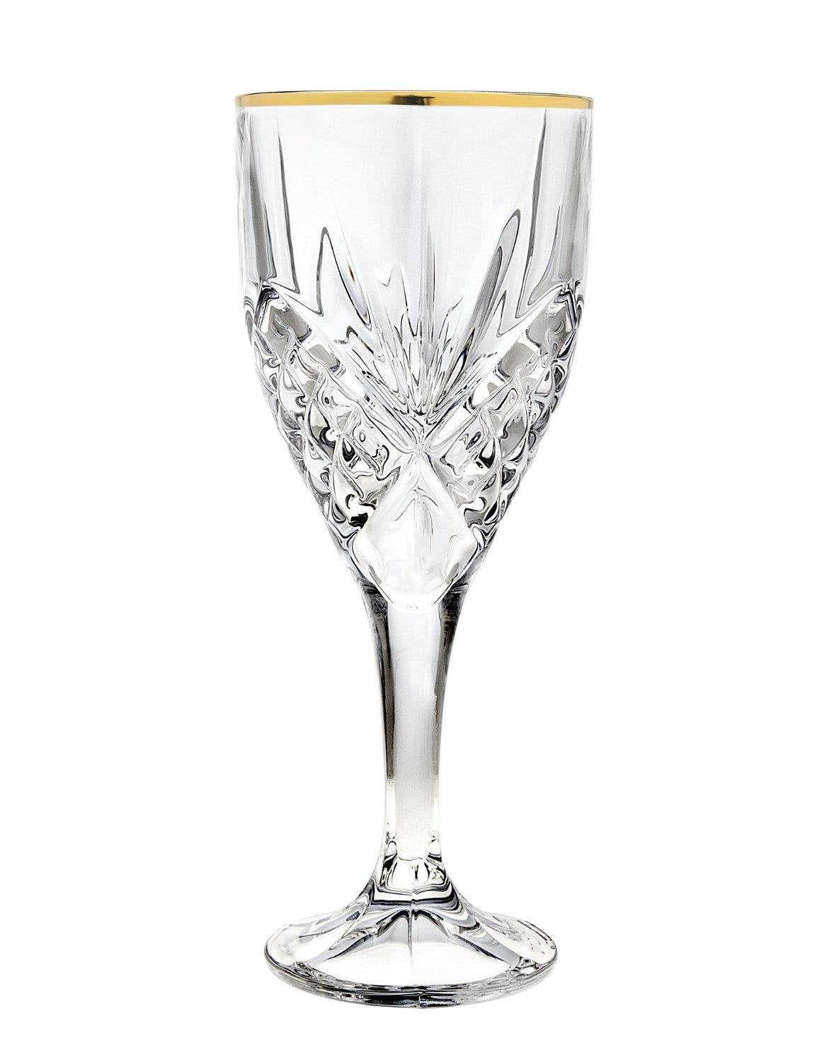 Godinger Dublin stemmed wine glass, 9oz, ideal for fine wine occasions.