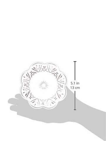 Godinger lead crystal Dublin canape plates on display ideal for party appetizers