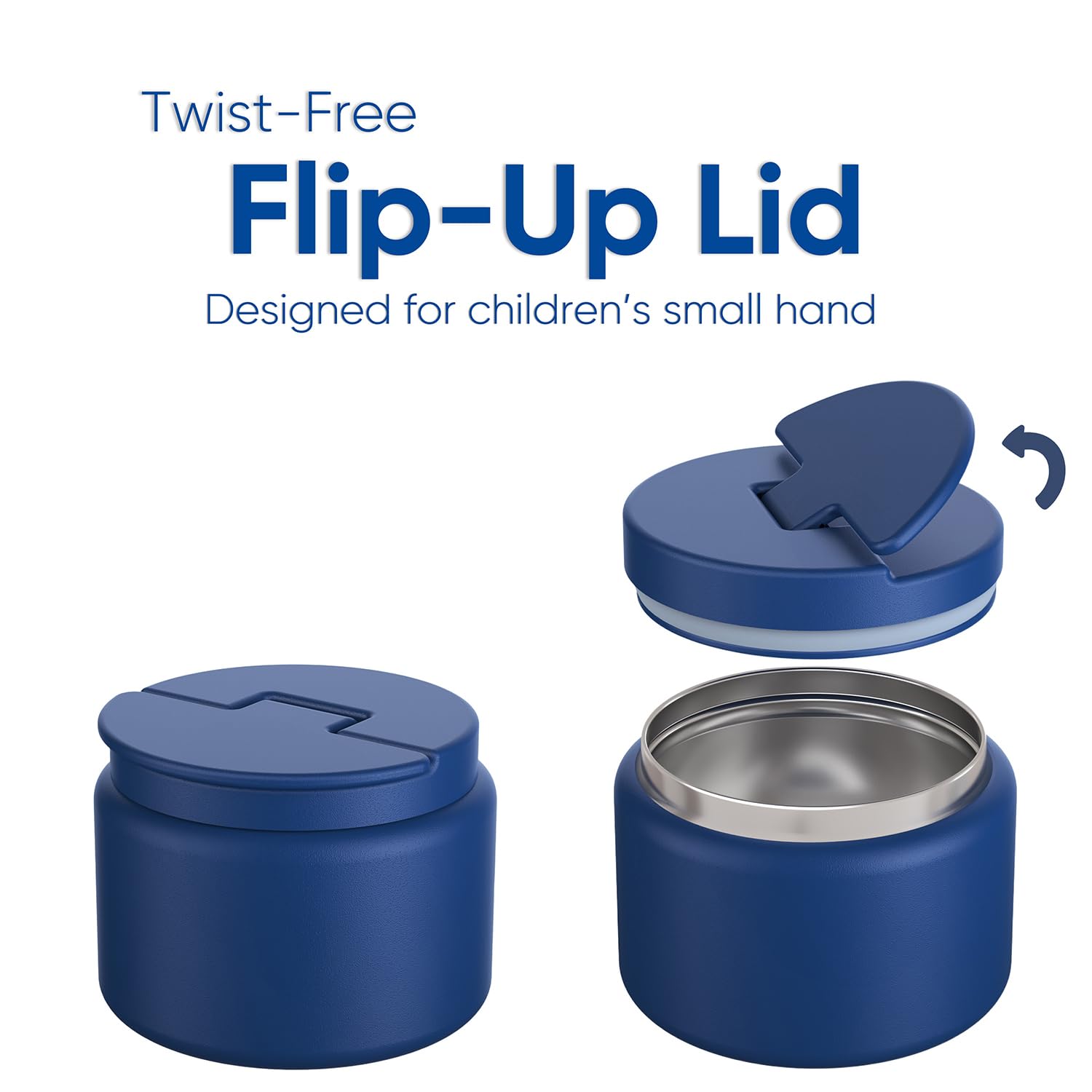 Godobo leakproof seal keeps soups from spills during school commutes.