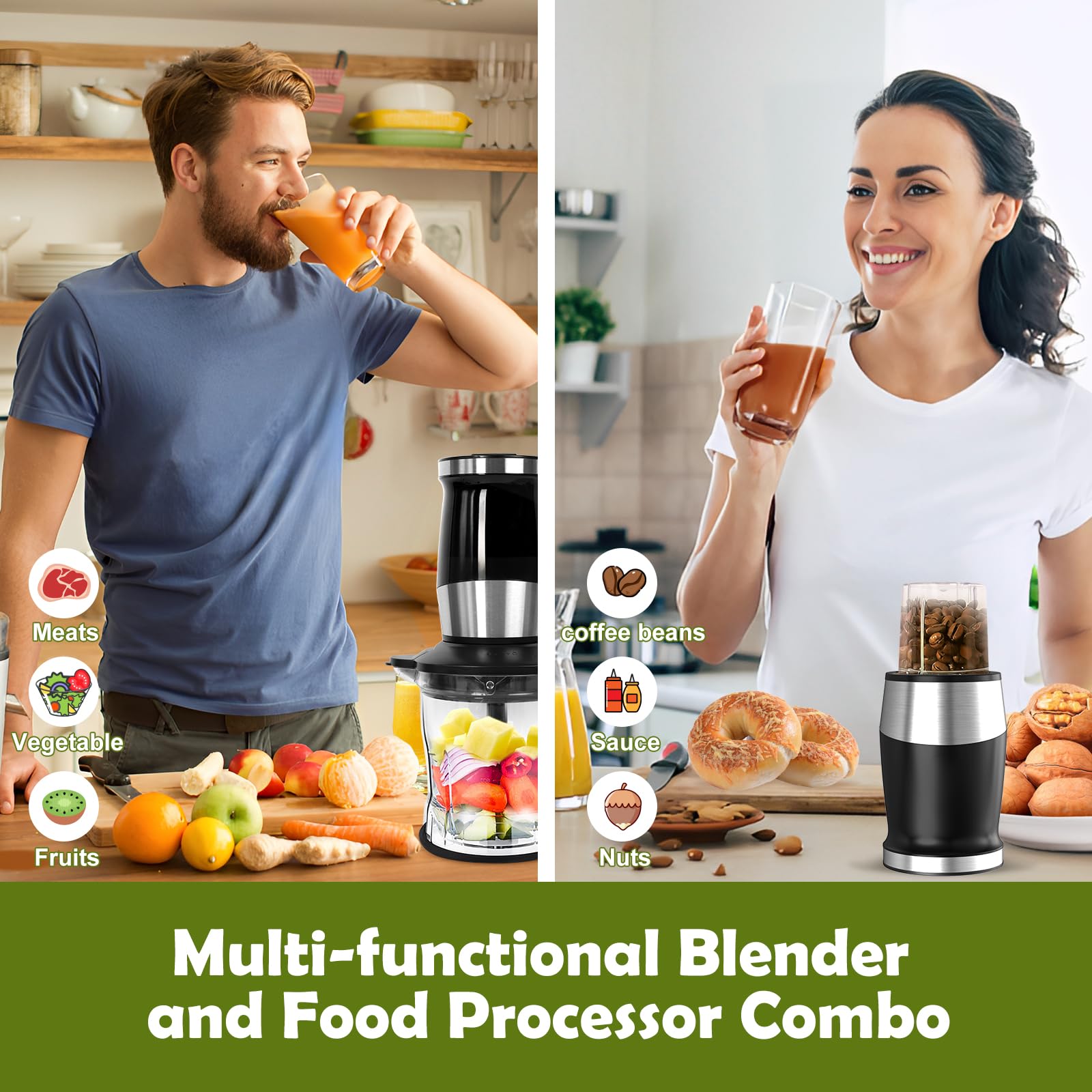 Goelunmy blender portable bottle 570ml for quick drinks on the go.