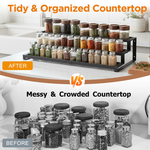 GOENDR Heavy-Duty Metal Construction resists rust for daily kitchen use