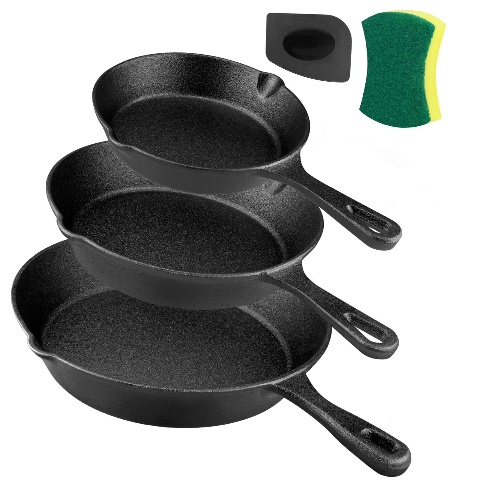 Goeszooin cast iron 6-inch pan for quick searing and even heat