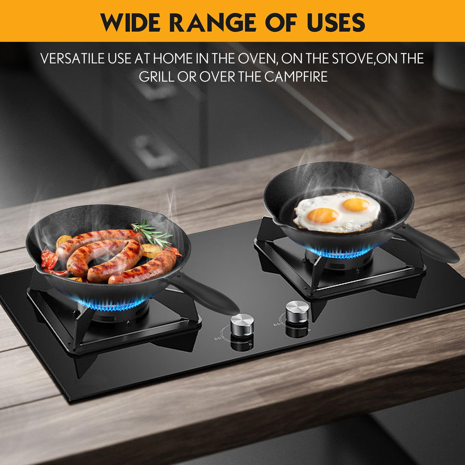 Goeszooin dish sponge protects seasoned surfaces while cleaning