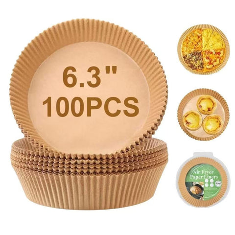 GOFFUGT air fryer liner with round bowl keeps fryer clean and mess-free.