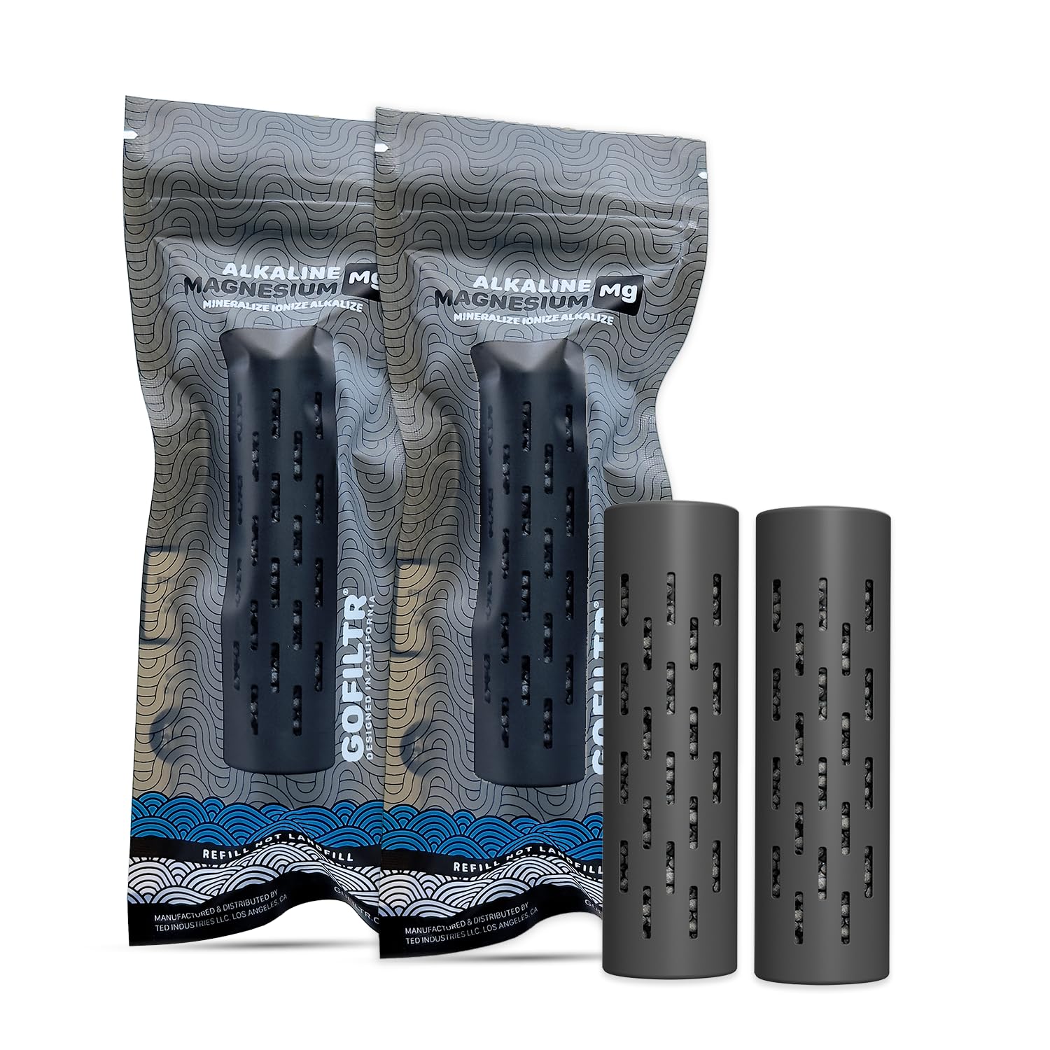 GOFILTR magnesium-alkaline-infuser-in-bottle enhances hydration with minerals.