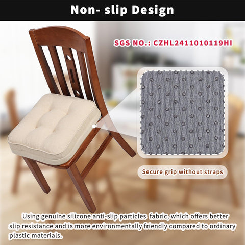 GOFORIT non-slip base showcases stable seating on smooth chair surfaces