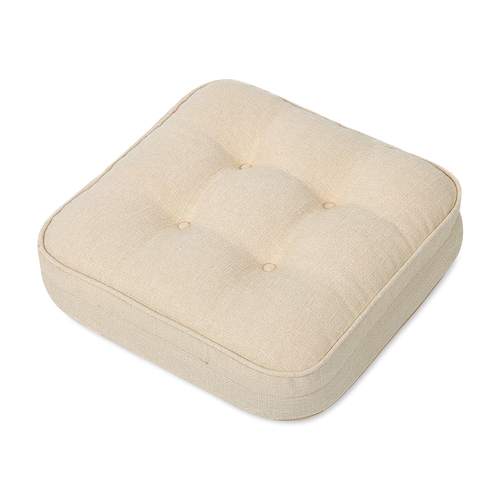 GOFORIT chair cushions top view highlights plush memory foam comfort