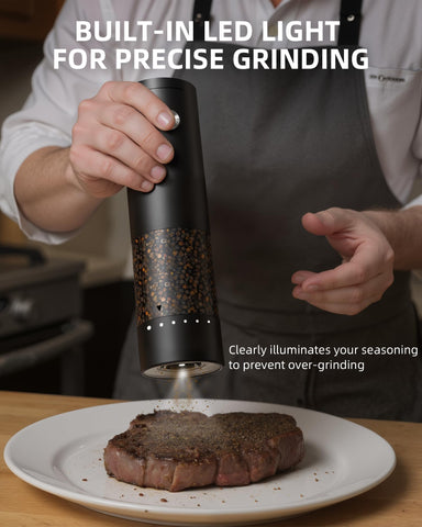 gofuch electric grinder features one-button operation for easy grinding.
