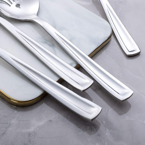 GoGeiLi serving fork with sturdy grip for effortless carving and lifting.