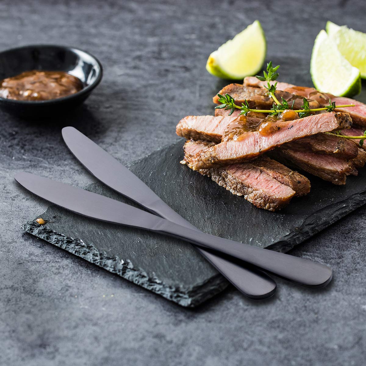 GoGeiLi packaged dinner knives set ready for gifting or events
