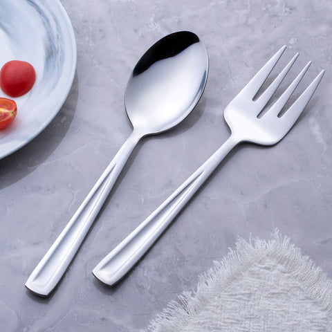 GoGeiLi large stainless steel serving fork for curries and platters