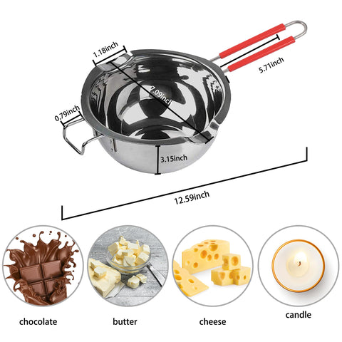 Goging chocolate melting with precise, gentle heat guidance