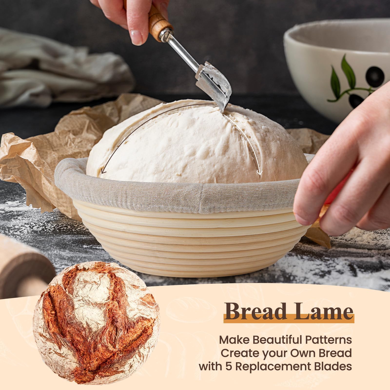 GOKALL proofing kit includes tools for every baking step