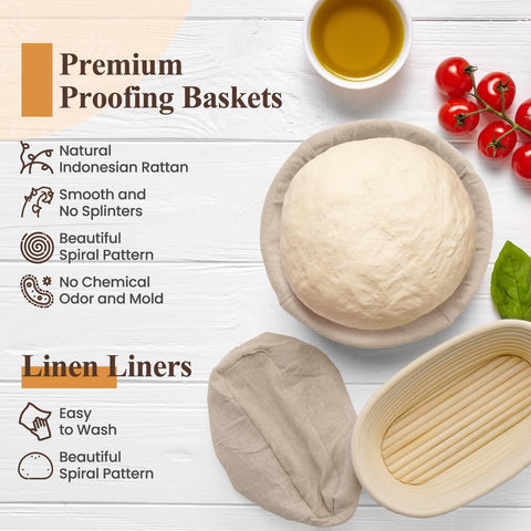 GOKALL gift-set banneton kit ideal for baking enthusiasts