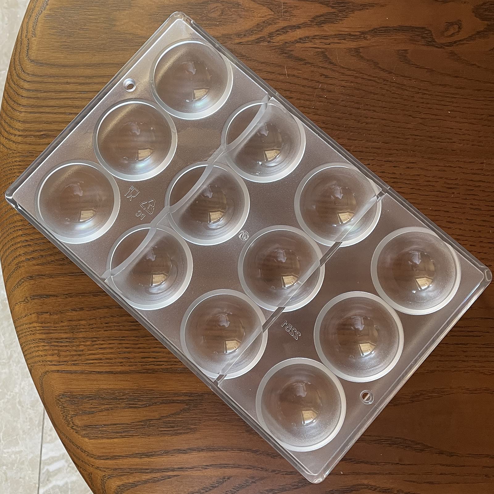 Goldbaking Ball Chocolate Mold easy release after proper chilling